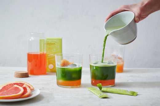 Unser absolutes Saison-Highlight: Matcha-Grapefruit-Drink