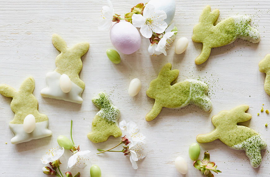 Grüne Matcha-Hasen zu Ostern!