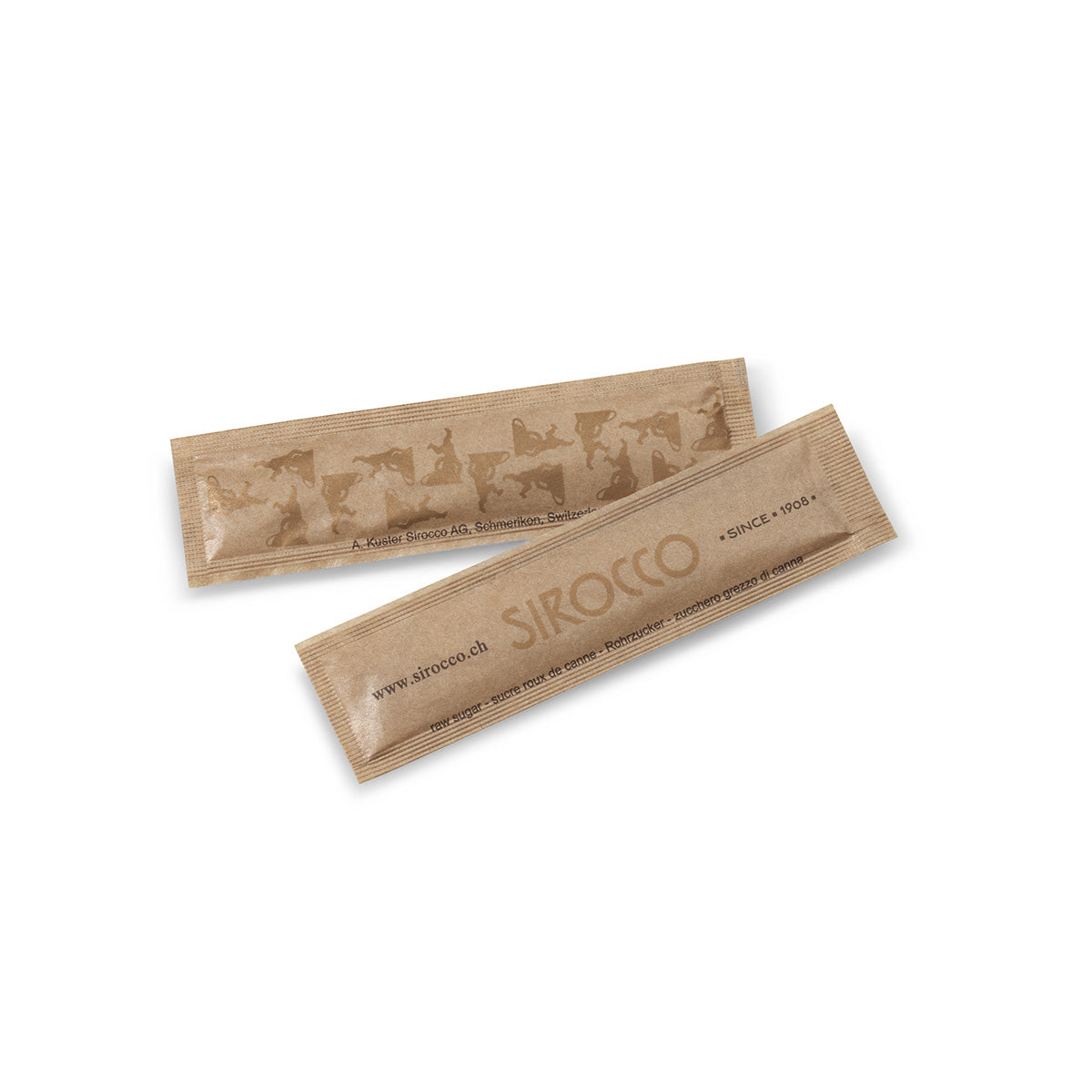 Raw cane sugar sticks