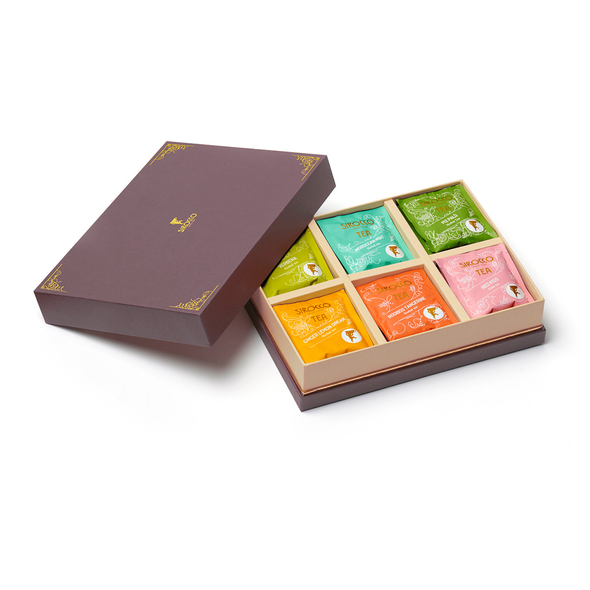 Gift box «Herbal and Fruit Infusions» brown