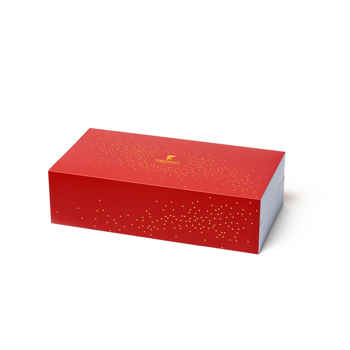 Gift box with two mugs and one tea box