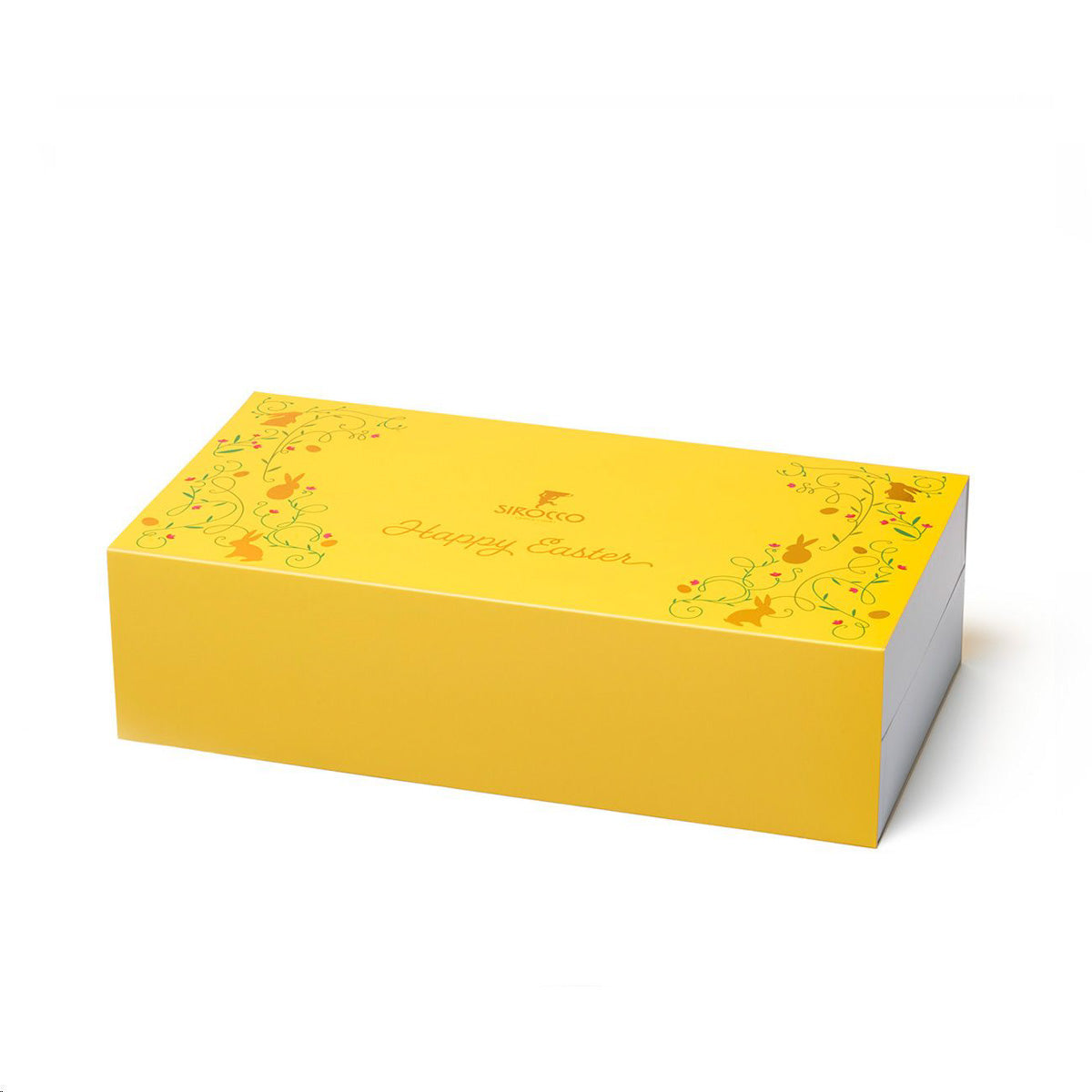 Gift box with two mugs and one tea box