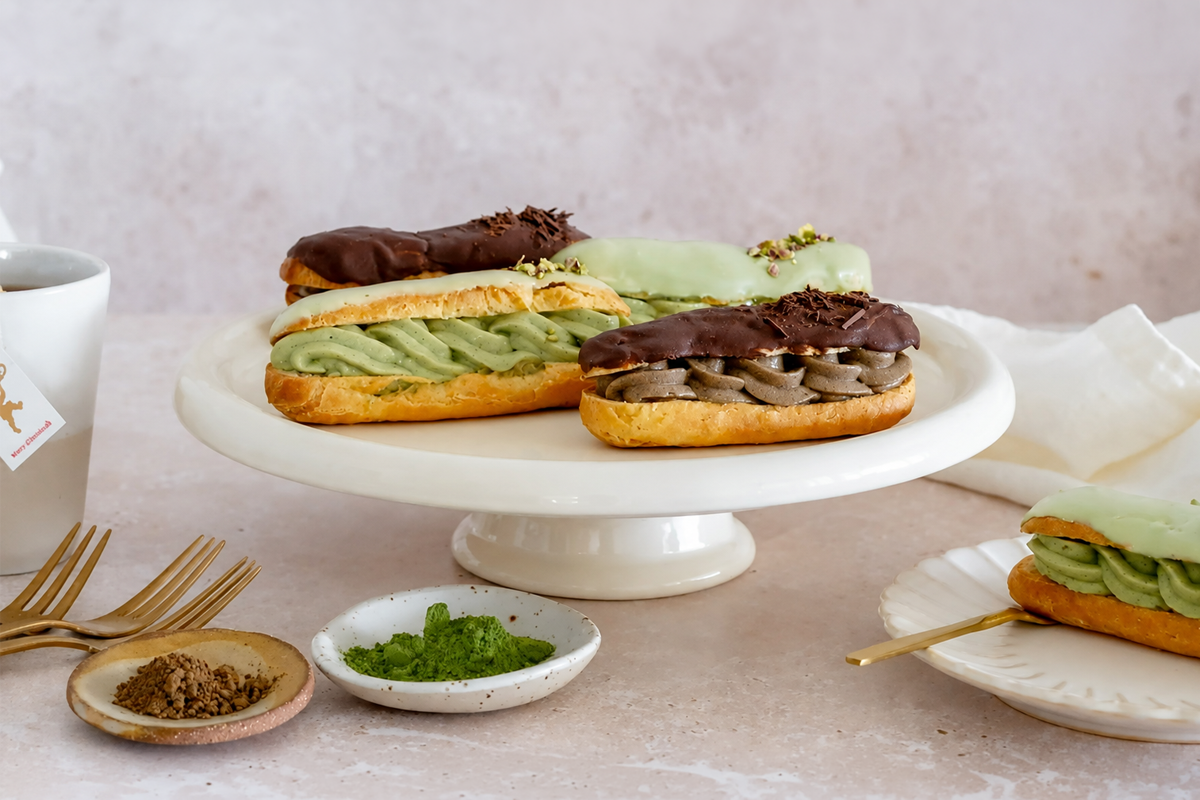 Wenn Matcha und Hojicha auf Pâtisserie treffen
