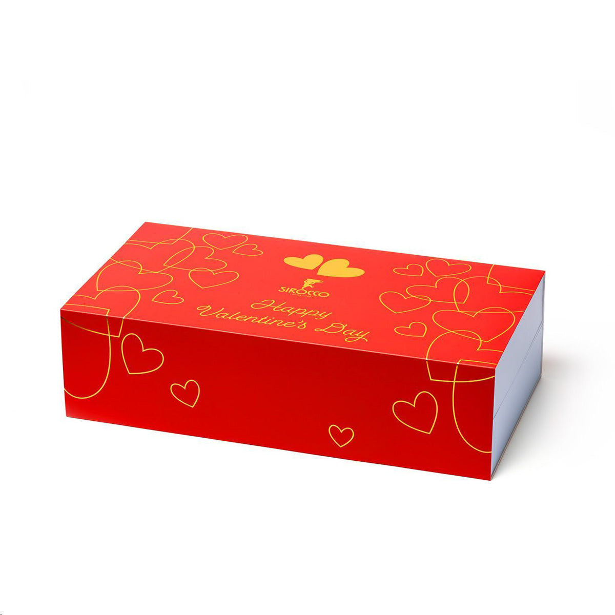Gift box with two mugs and one tea box